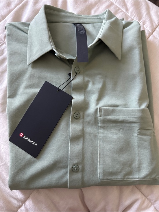 lululemon athletica Other - lululemon athletica Men's Sage Green Casual Button-Down Shirt